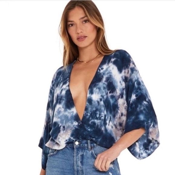 Young Fabulous & Broke Tops - Young Fabulous & Broke New Tia Tie dye Top